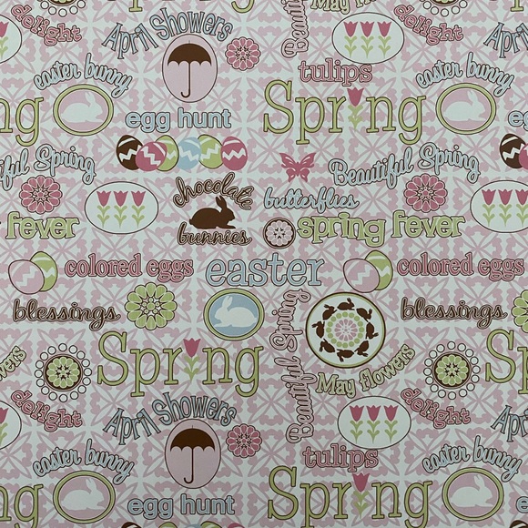 🐰 THREE BUGS IN A RUG EASTER/SPRING STICKERS & SCRAPBOOK PAPER BUNDLE. RETIRED - Picture 6 of 16